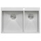 Ruvati 33"x22" Drop-in 60/40 Dbl Bowl 16Ga Zero Radius Topmnt SS Kitchen Sink RVH8050 - alternate 7